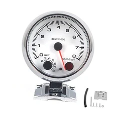 3.75inch Tacho Gauge Tachometer Gauge Universal Fit for Most 4/6/8 Cylinder 