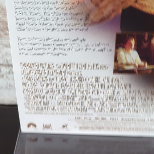 Titanic (1997, Laserdisc, LV334812-WS) Leonardo DiCaprio Kate Winslet Widescreen - Picture 10 of 14