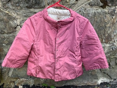 Weekend Max Mara pink grey Down Puffer Jacket Size IT 38,US 4