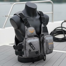 Fishing Buoyancy Aid Reflective Strips Fishing Buoyancy Vest Adjustable Straps