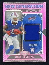 2024 Panini Certified - New Generation Jerseys Keon Coleman #NGS-KCN Mirror Pink