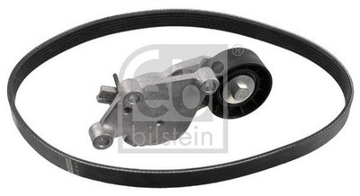 V-Ribbed Belt Set Belt Drive Febi Bilstein 183484 Fits Citroen DS Ford Peugeot