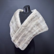 Sapphire Mink Real Fur Shawl/Wrap Women Luxury Timeless Elegant
