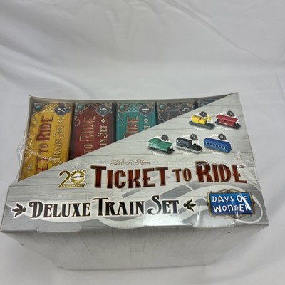 Ticket to Ride 20th Anniversary Deluxe Train Sets (5) Total Sets New/Sealed!