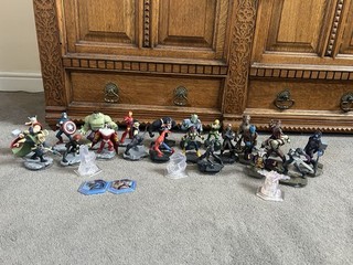 Disney Infinity Figures Etc Avengers Spider Man Guardians Of The Galaxy Bundle