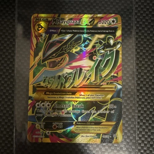 Mega M Rayquaza EX Shiny Full Art Holo Card 98/98 XY-Ancient Origins Pokémon