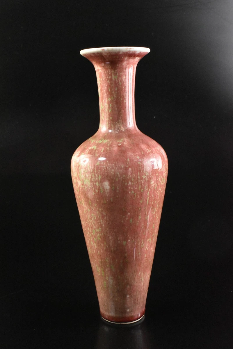 红色中国古董花瓶| eBay