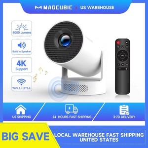 Magcubic HY300 Pro+ 4K 720P WiFi6 BT5.4 Android 11 LED Portable Home Projector