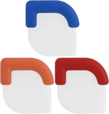 Nylon Plastic Pot and Pan Scraper with Grip Set of 3 by bogo Brands (Pink,... 