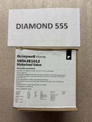 Honeywell Zone Valve V8043E1012, 24V, 3/4'', W/ End Switch, (E10036520) | 0042