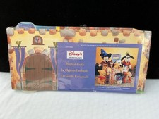 The Disney Store Mini Bean Bag Plush MAGICAL CASTLE DISPLAY - NIP  B22 