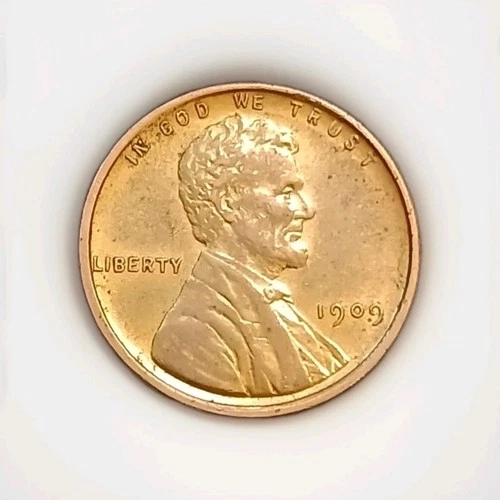 1909 VDB LINCOLN CENT   SHARP AU CHOICE LOOK 👀 + FREE coin
