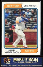 Daniel Vogelbach 2023 Topps Heritage #290 New York Mets Baseball