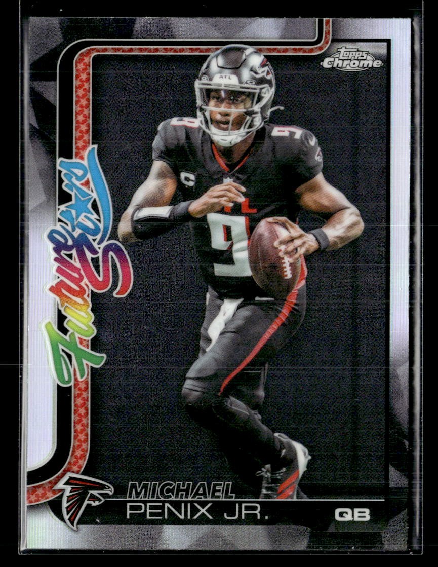 Michael Penix Jr. 2025 Topps Chrome #FS-19 Future Stars Refractor