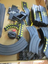 Marchon MR1 Slot Car Track Lot, With Controllers  