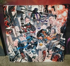 GOOD SMILE TEENAGE MUTANT NINJA TURTLES JAMES JEAN METAL ART 8X8 CHROMALUXE RARE