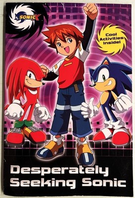 SONIC X HEDGEHOG Comic Paper Back Book 2007 Desperately Seeking Sonic Bagged VF