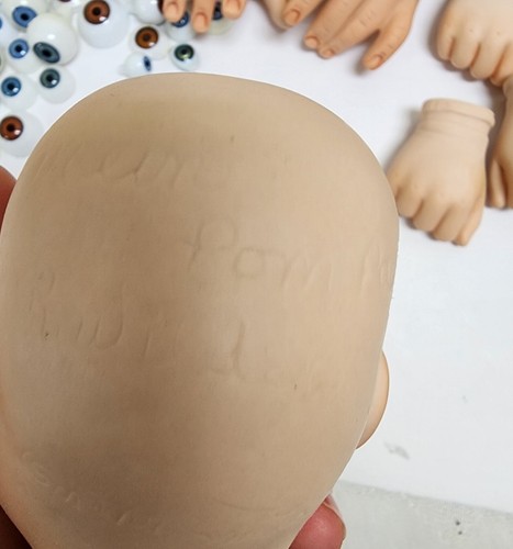 Vintage Lot of Bisque Doll Parts Doll Heads Eye Balls Arms Legs Hands Full Dolls - Picture 11 of 24