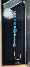 Platinum & silver plated 3/16oz spinner "Ice Baby" from Reimagined Tackle