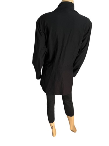 EILEEN FISHER WOMAN lange Stretch-Cardigan vorne offen Staubtuch PLUS Größe 1X NEU mit Etikett - Bild 6 von 8
