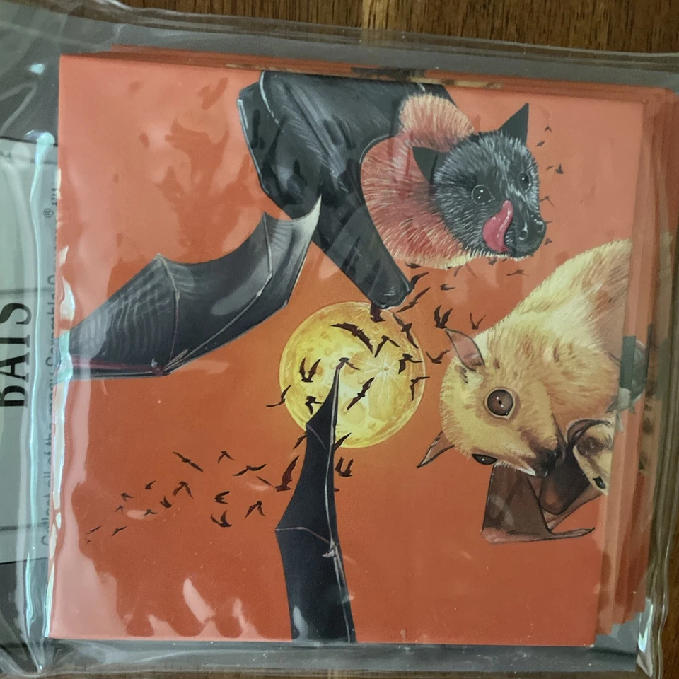 Scramble Squares BATS Halloween Full Moon 9 Piece Puzzle Game Brain Teaser - Image 2 of 3