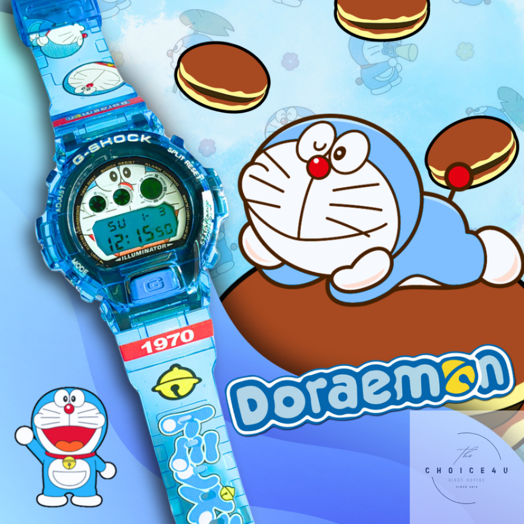 Doraemon Theme Special Custom Design Casio G Shock DW6900 Doraemon Theme Special Custom Design Casio G Shock DW6900