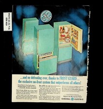 1961 General Electric Refrigerator Vintage Print Ad 13859