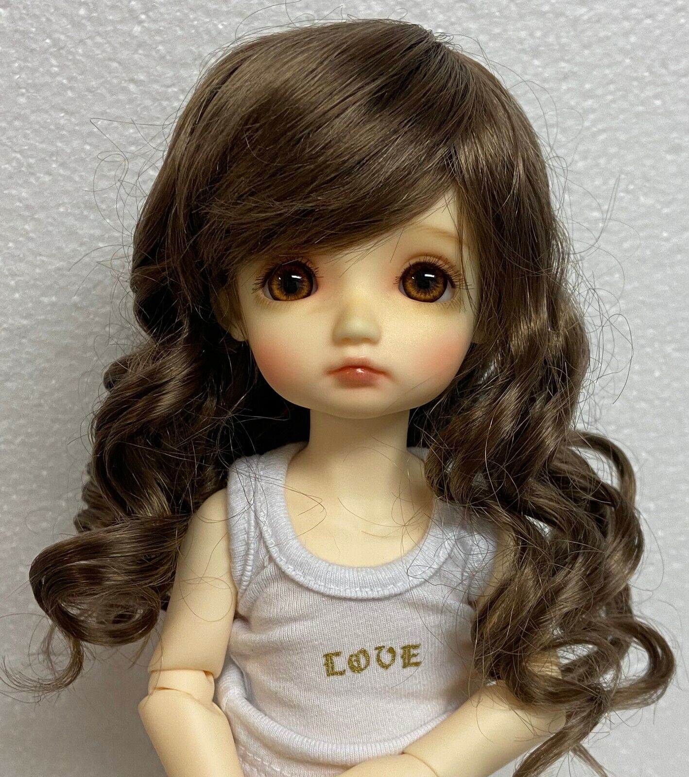 Monique Doll Wig Gold  SUMMER  WIG  Size 5-6 TWO TONE BROWN  New, Mint