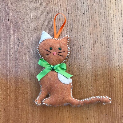 Handmade Felt Cat