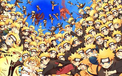 Anime chibi naruto shippuuden cartoon ninja style Playmat Gaming Mat