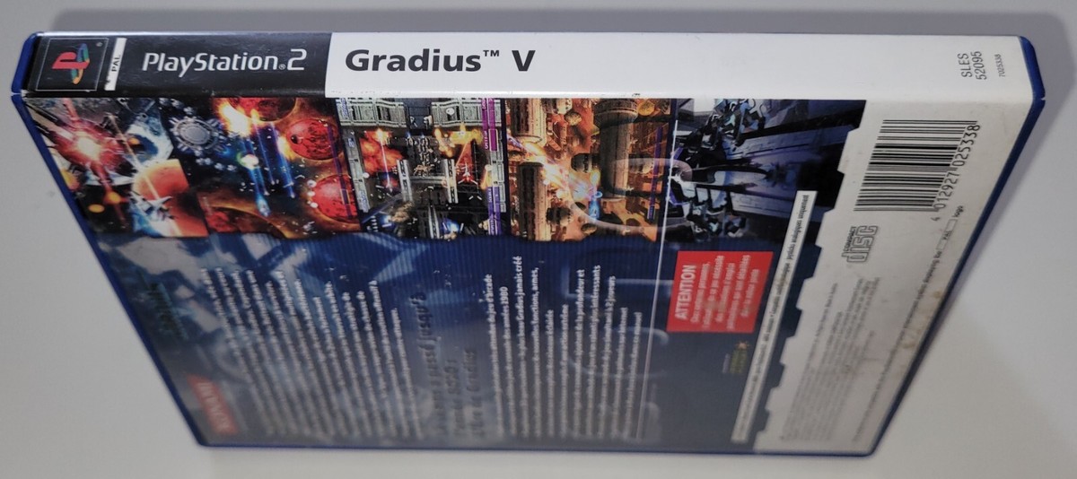 Boîtier PlayStation 2 Gradius - Bon état - Le Jeu Seul (sans Disque) - Collection Rétro