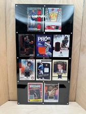 10 Card Soccer Trading Card Heavy Duty Magnetic Holder Wall Display Case