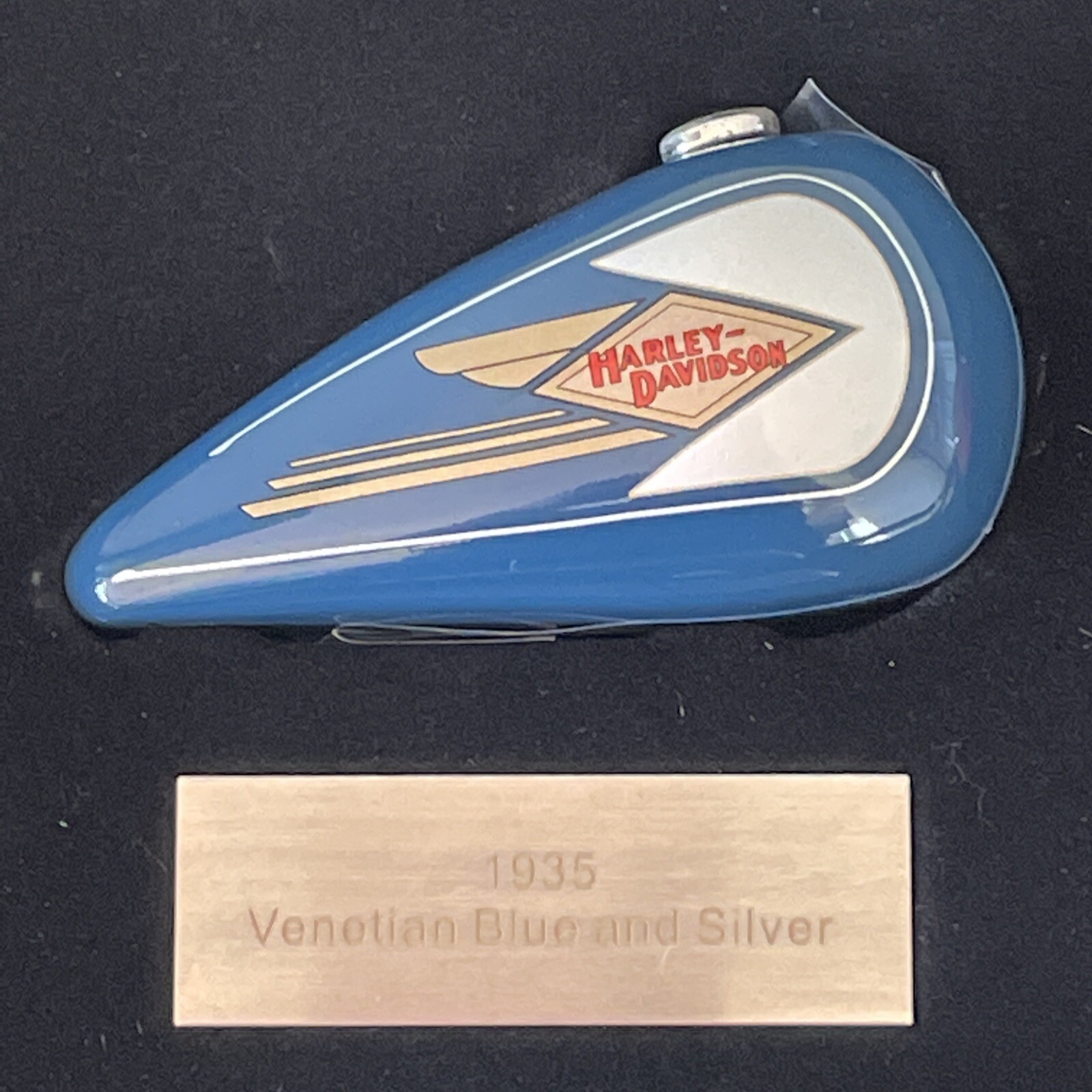 HarleyDavidson 2006 Mini Gas Tank Ornament Set Shadow Box NIB eBay
