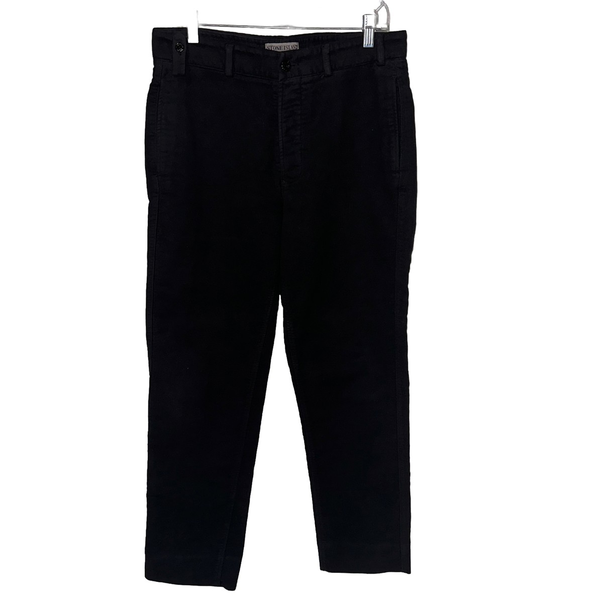 Vintage Stone Island Piece Trousers Black Made In Italy EU Vintage Stone Island Piece Trousers Black Made In Italy EU