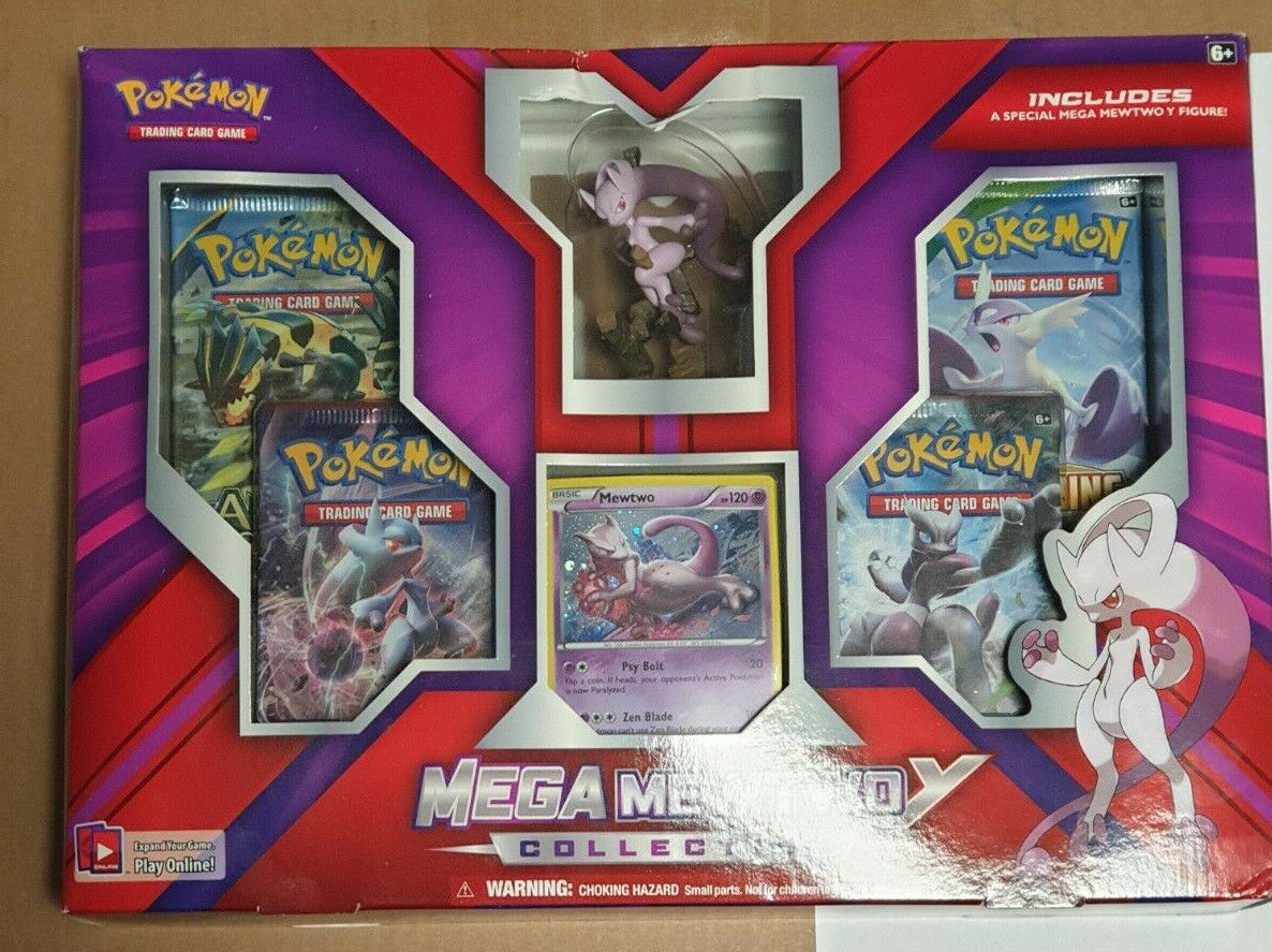 Pokemon TCG Mega Mewtwo X Figure Collection Box – Collectors