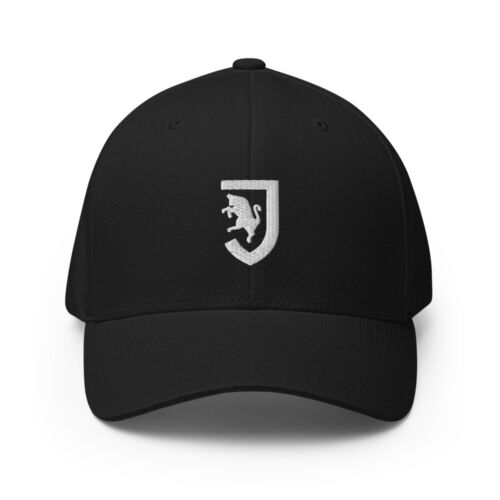 Juventus Minimalistyczny design Haftowana strukturalna czapka skośna Piłka nożna Czapka piłkarska - Zdjęcie 1 z 7