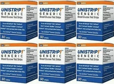 UniStrip Glucose Test Strips 300 ct, Generic For One Touch Ultra Strips