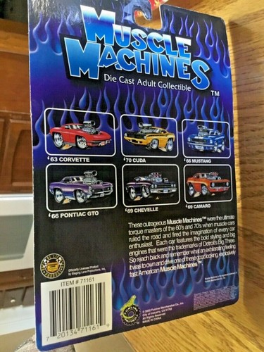 MUSCLE MACHINES STARS and STRIPES ‘67 NOVA #02-82 1:64 MISS LIBERTY IN BACKGROUN - Picture 4 of 8