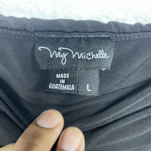 My Michelle Skirt Youth Girl Size L Black Pull Over - Picture 5 of 7