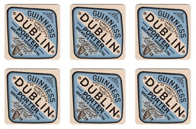 Guinness - 6 x Guinness Porter Bierdeckel - The Brewers Project - Neu