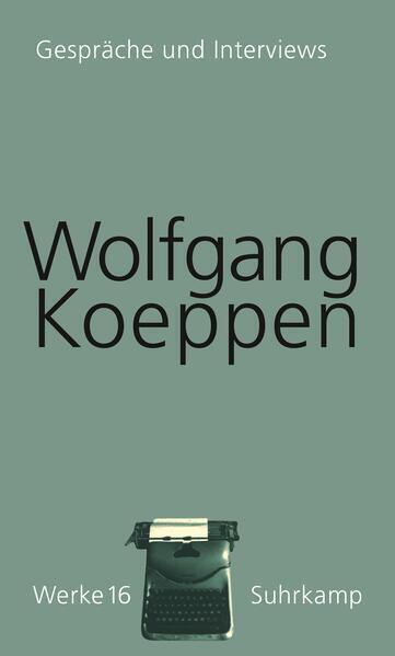 Thumbnail - Werke In 16 Bänden | Wolfgang Koeppen | 2018 | Deutsch