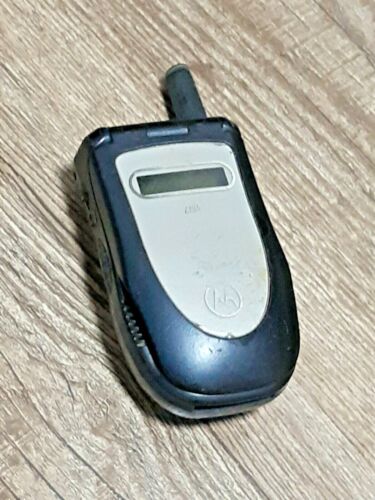 Motorola i series i90c - Blue silver (Sprint) Cellular Phone Vintage Rare Mobile - Picture 1 of 8