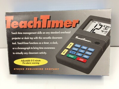 TeachTimer 229 Overhead Projector Digital Timer w/Box - Student Time Management