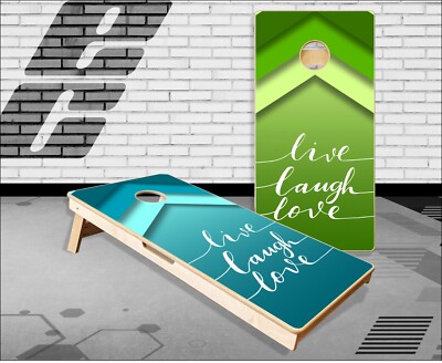 Live Laugh Love Cornhole Boards Bean Bag Toss Game