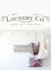 Redesign with Prima - Rub on Furniture Transfer - Laundry Co - 31.5" x 8.8"