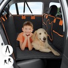 Waterrpoof Pet Dog Rear Seat Cover Hammock Protector Mat for Truck Full Size SUV