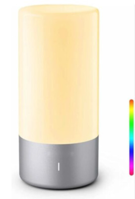 Aukey Color Changing Touch Control LED Lamp Light White / Silver LT-T6 NEW