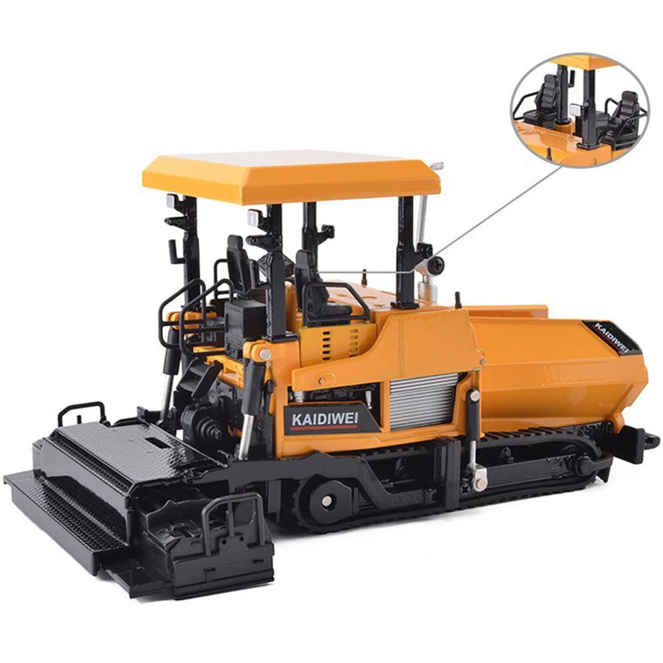 1:40 Paver Toy Model Construction Vehicle Metal Diecast Toys for Boys Kids Gifts - Image 3 of 4