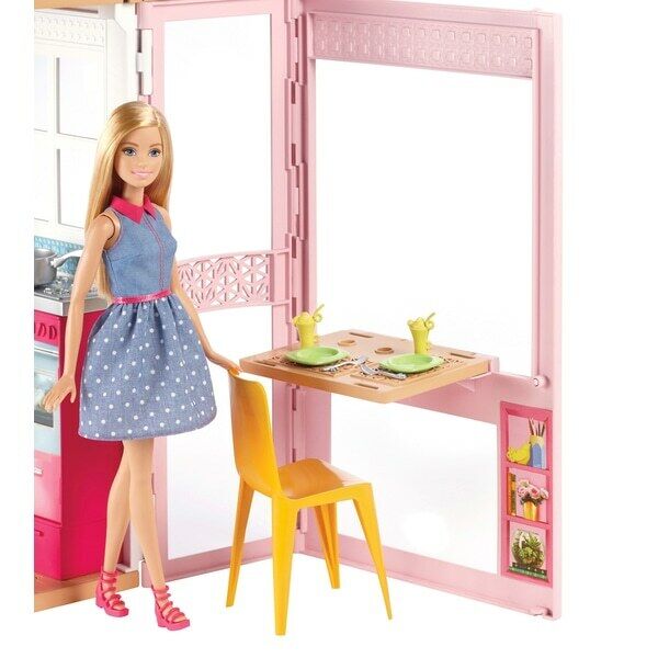 Barbie Dollhouse Furniture Set 3 Dolls