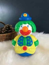 5⚜️ Jouet D'éveil Culbuto Musical Clown Multicolore Hauteur 20 Cm